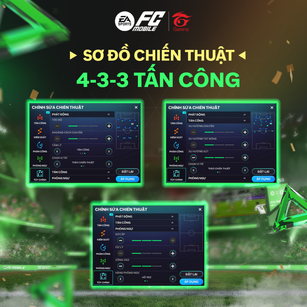 [HƯỚNG DẪN] SƠ ĐỒ CHIẾN THUẬT TRONG CHẾ ĐỘ ĐẤU GIẢ LẬP - EA SPORTS FC ...