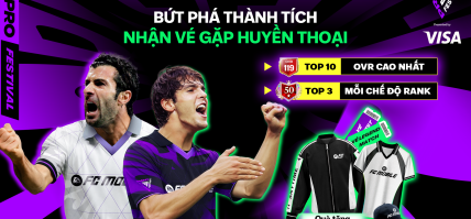 BỨT PHÁ THÀNH TÍCH – NHẬN VÉ GẶP HUYỀN THOẠI: CƠ HỘI DÀNH CHO NHỮNG HLV XUẤT SẮC NHẤT FC MOBILE VIỆT NAM