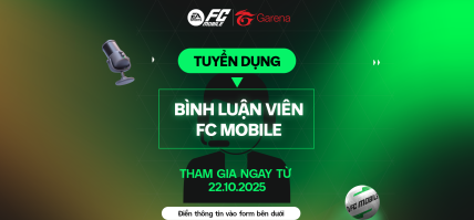 FC MOBILE TUYỂN DỤNG BÌNH LUẬN VIÊN ESPORTS
