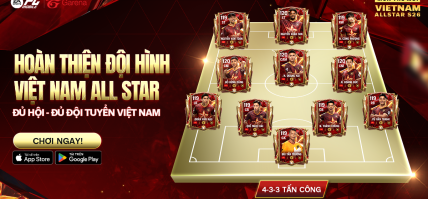 [MÙA THẺ MỚI] VIETNAM ALL STAR S26 – HOÀN THIỆN ĐỘI HÌNH VIỆT NAM, CHINH PHỤC ĐỈNH CAO XẾP HẠNG