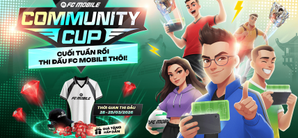 COMMUNITY CUP TUẦN 28 – 29/03/2026: CUỐI TUẦN RỒI, THI ĐẤU FC MOBILE THÔI