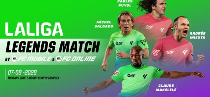 HƯỚNG DẪN SĂN VÉ THEO DÕI LALIGA LEGENDS MATCH 2026: “KÌNH ĐỊCH TÁI CHIẾN, CHÁY TRỌN ĐAM MÊ”