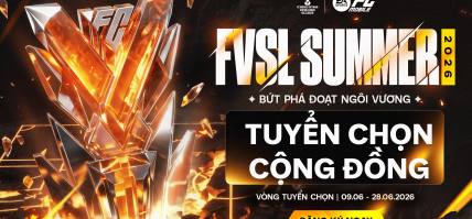 CÔNG BỐ GIẢI ĐẤU FVSL SUMMER 2026 – BỨT PHÁ ĐẠT NGÔI VƯƠNG
